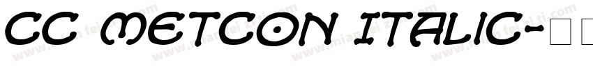 CC Metcon Italic字体转换